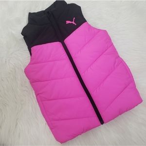 Girls Puma Puffer Vest